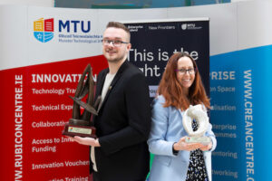 Best Business Opportunity Award- Elvis Seporaitis, Volva Robotics and Best Pitch Award- Paula McGovern, Wizard and Grace Candles